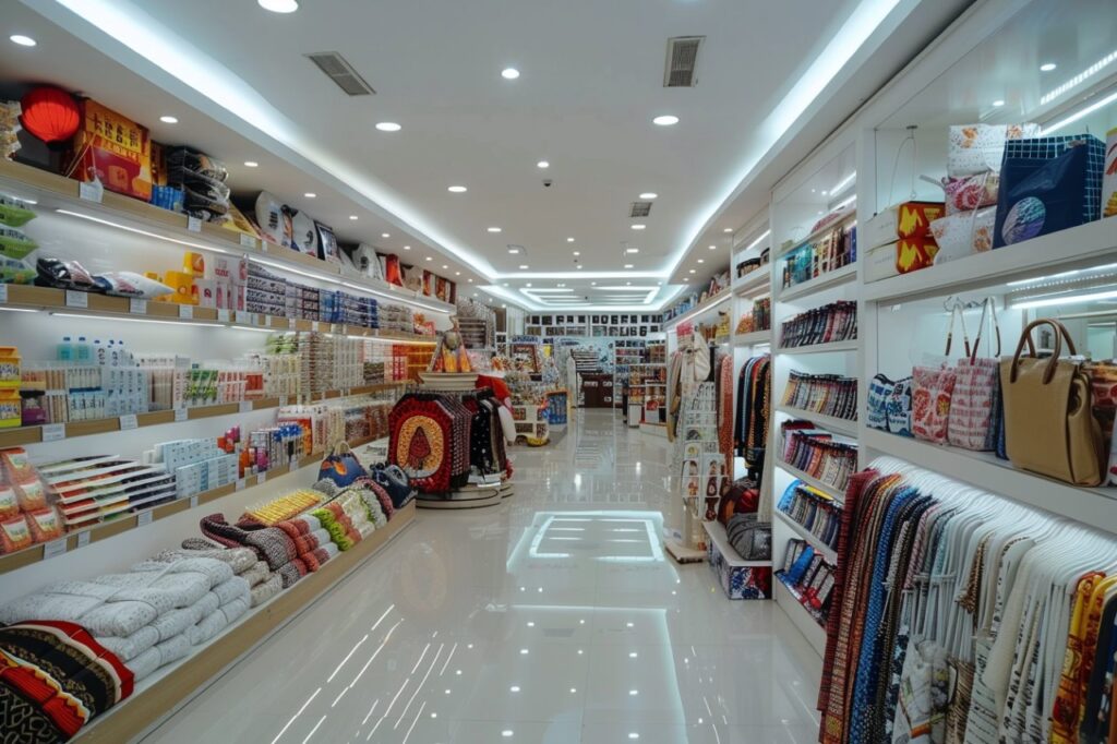 Kenyan Store Retail store showcasing a diverse array of Chinese imported goods.