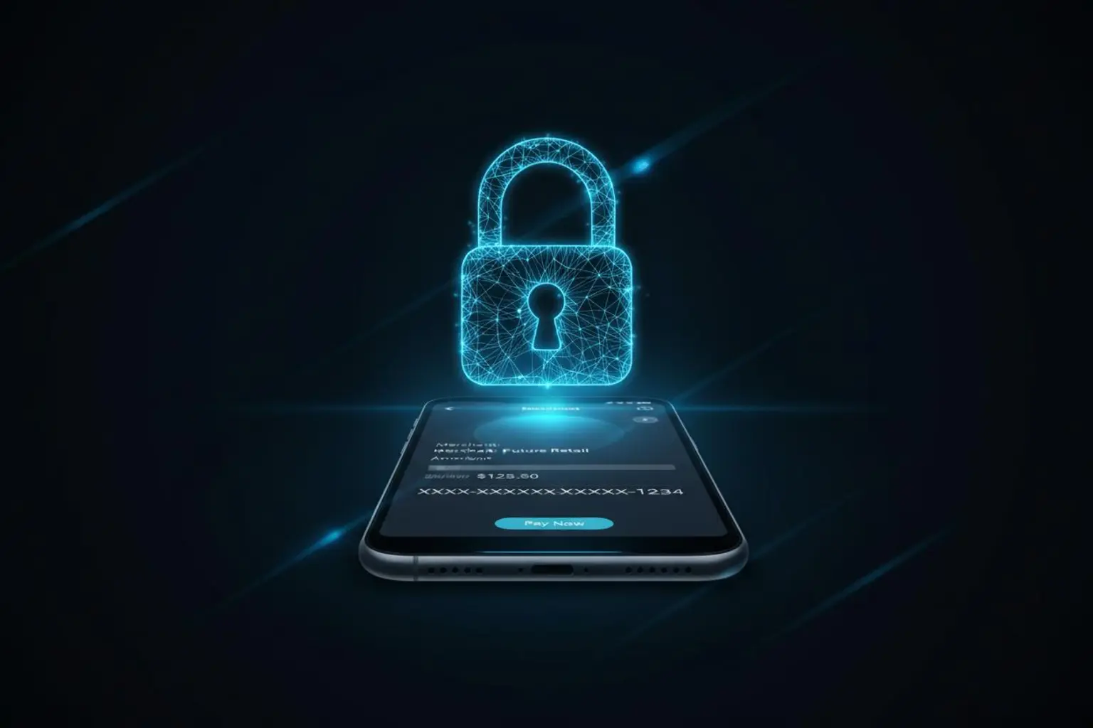 Secure payment process showing a padlock icon over a digital payment interface for China to Kenya imports