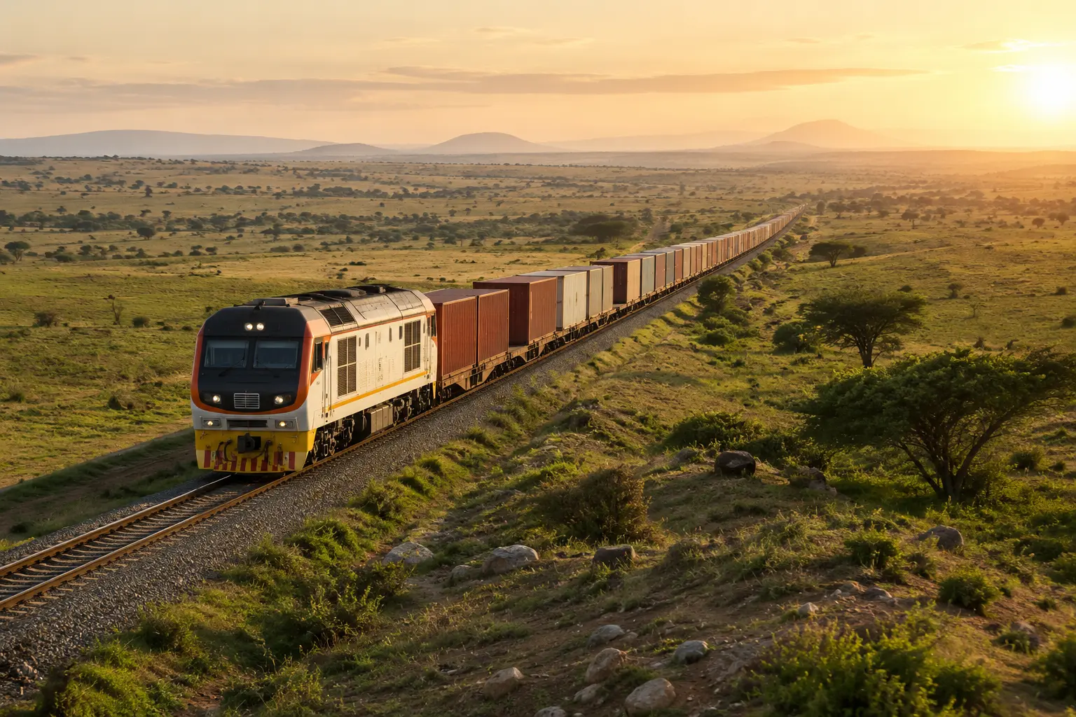 Railway Development Levy Kenya: SGR freight train used to transport imports from Mombasa port