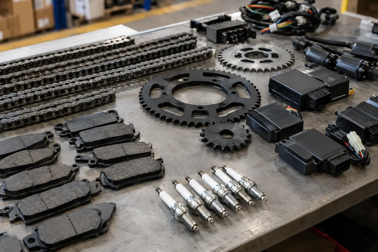 Motorcycle spare parts