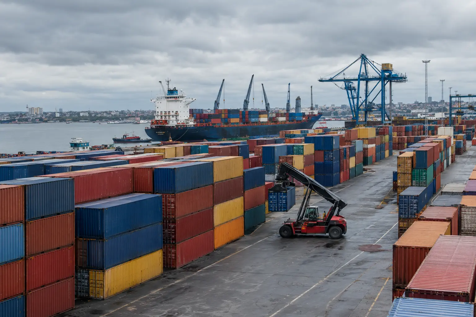 container yard at Kenya Ports Authority Mombasa where storage charges accrue