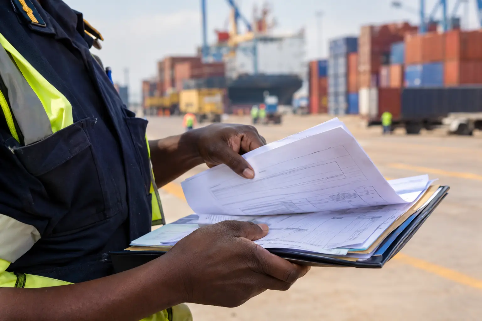 certificate of origin kenya customs document being reviewed at a Kenyan port